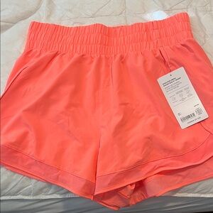 Athleta Vibrant Coral Athletic Shorts